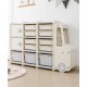 Portable wardrobe, car-shaped wardrobe, children toy storage cabinet, large capacity wardrobe