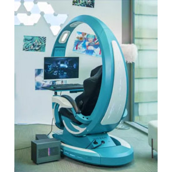 Space capsule design, e-sports computer cockpit, gaming table and chair, gaming cabinet cockpit