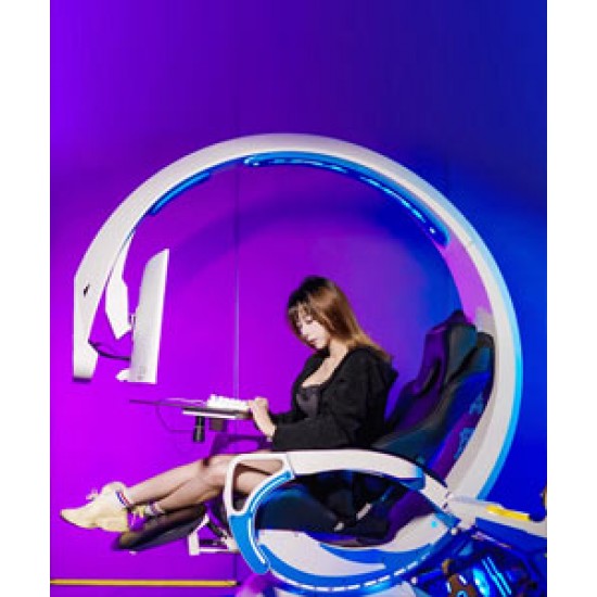 Space capsule design, e-sports computer cockpit, gaming table and chair, gaming cabinet cockpit
