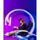 Space capsule design, e-sports computer cockpit, gaming table and chair, gaming cabinet cockpit