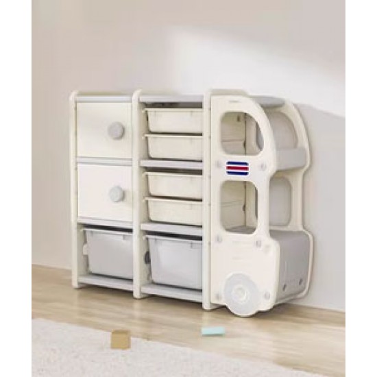 Portable wardrobe, car-shaped wardrobe, children toy storage cabinet, large capacity wardrobe