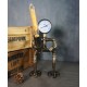 Decorative table lamp in retro style Creative loft-style plumber robot, table lamp, lamp gift, coffee bar decorative industrial lamp, eye protection creative water pipe robot