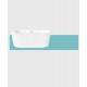 European-style acrylic home bathtub, double deepening isolation bathtub, simple bathroom decoration combination