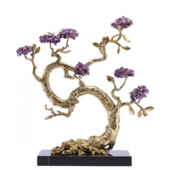 Handmade desktop wealth income symbol decor for home, Citrine fortune tree ornament entrance wine, decoration hand crafts 