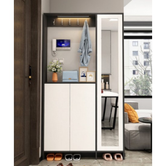 Cabinet for shoes in the hallway Light luxury slim shoe cabinet high capacity hallway cabinet
