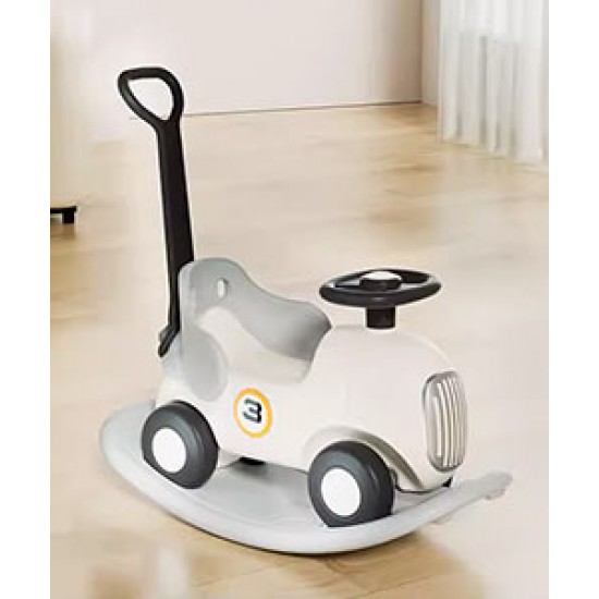 Baby rocking horse, small rocking horse car toy, safe toy car as a birthday gift for babies