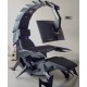 Scorpion design computer integrated gaming table and chair, comfortable computer accessory for home, office