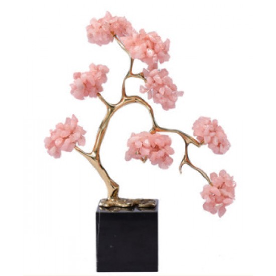 Handmade desktop wealth income symbol decor for home, Citrine fortune tree ornament entrance wine, decoration hand crafts 