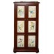American pastoral style cabinet, pure handmade multilayer shoe cabinet, retro cabinet