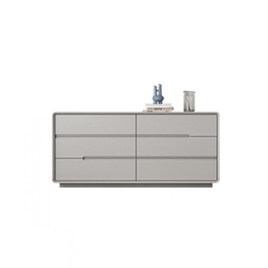 Luxurious Cream Style Solid Wood Wardrobe minimalist cabinet with five or six drawers