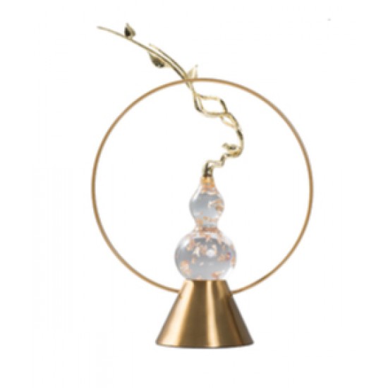 Everyday desktop decor for the living room, light luxury transparent gourd ornaments, porch decoration