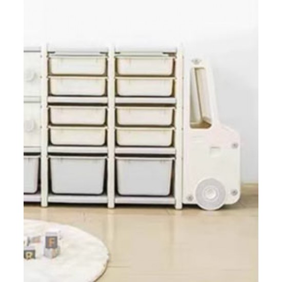 Portable wardrobe, car-shaped wardrobe, children toy storage cabinet, large capacity wardrobe