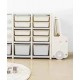 Portable wardrobe, car-shaped wardrobe, children toy storage cabinet, large capacity wardrobe