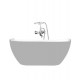 European style acrylic bathtub, thin edged trouble free bathtub for adults, independent insulation, modern standard bathtub