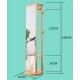 Full body mirror, floor mirror, rotating mirror for living room bedroom with multi-function hanger