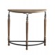 Decorative hallway table made of solid wood in a retro nostalgic style, American-style wrought iron porch table partition cabinet, decorative table