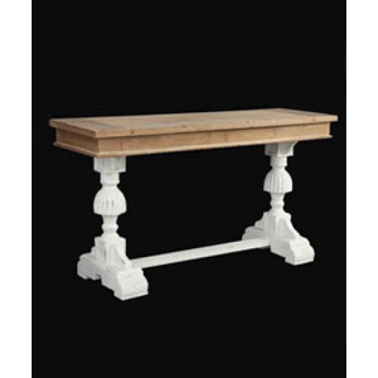 Luxury porch table, hallway table against the wall, slim French style porch table for living room
