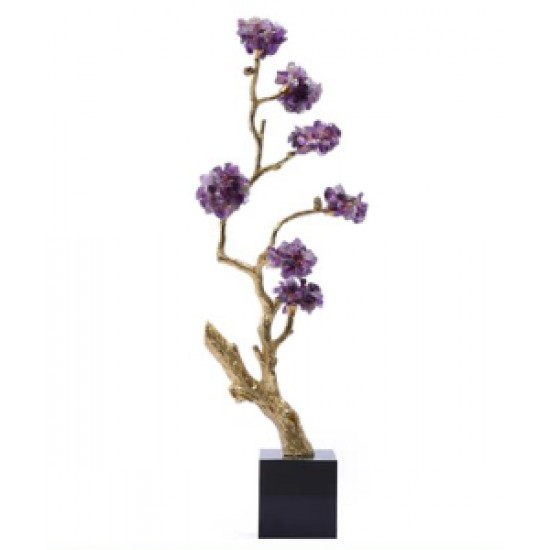 Handmade desktop wealth income symbol decor for home, Citrine fortune tree ornament entrance wine, decoration hand crafts 