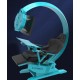 Computer cockpit, integrated table and chair, ideal computer chair, gamer chair