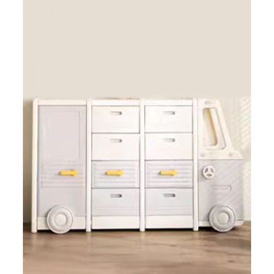 Portable wardrobe, car-shaped wardrobe, children toy storage cabinet, large capacity wardrobe
