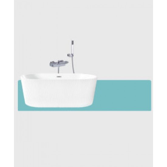 European-style acrylic home bathtub, double deepening isolation bathtub, simple bathroom decoration combination