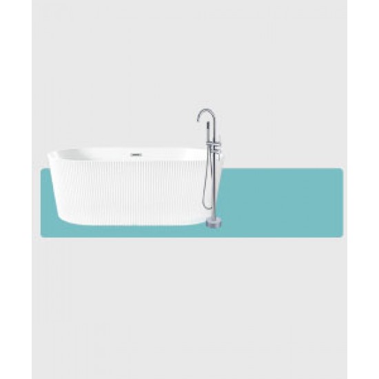 European-style acrylic home bathtub, double deepening isolation bathtub, simple bathroom decoration combination