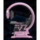 Computer cockpit, integrated table and chair, ideal computer chair, gamer chair