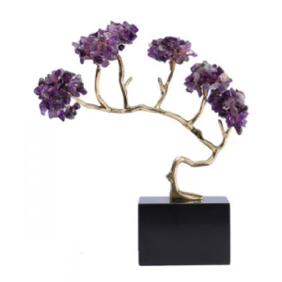 Handmade desktop wealth income symbol decor for home, Citrine fortune tree ornament entrance wine, decoration hand crafts 