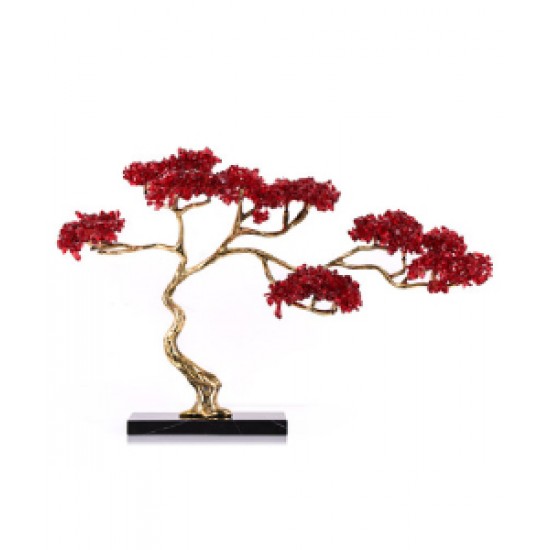 Handmade desktop wealth income symbol decor for home, Citrine fortune tree ornament entrance wine, decoration hand crafts 