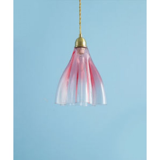 Nordic minimalist stained glass hanging line bedside lamp, post-modern creative bedroom restaurant lamp, small chandelier