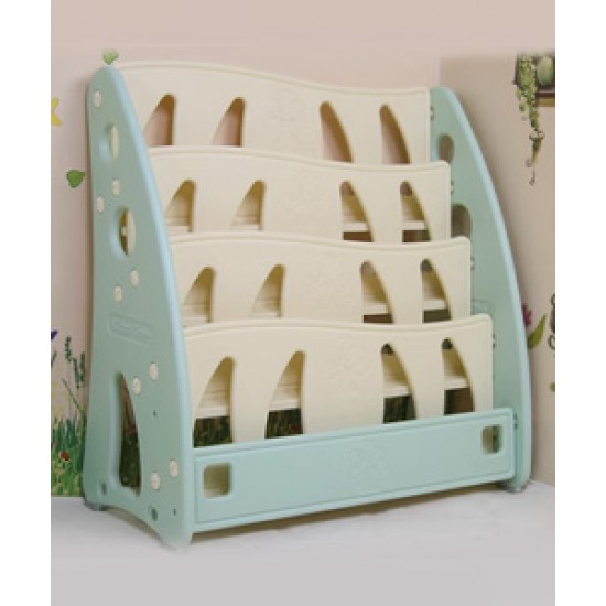 Children's plastic bookshelf, picture book storage shelf, kindergarten shelf, multi-layer simple bookcase