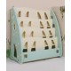 Children's plastic bookshelf, picture book storage shelf, kindergarten shelf, multi-layer simple bookcase