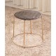 Comfortable folding rattan small round stool, dining table stool modern rattan economic seat