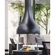 Suspended spray 3d fireplace humidifier with imitation of fire, wood-burning fireplace for home and garden