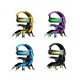 Scorpion design computer integrated gaming table and chair, comfortable computer accessory for home, office
