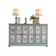 American pastoral style cabinet, pure handmade multilayer shoe cabinet, retro cabinet