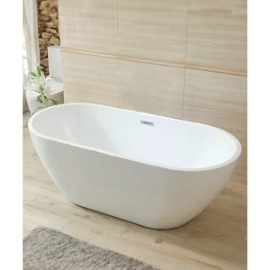 European style acrylic bathtub, thin edged trouble free bathtub for adults, independent insulation, modern standard bathtub