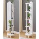 Full body mirror, floor mirror, rotating mirror for living room bedroom with multi-function hanger