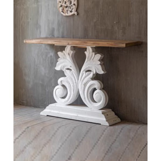 Luxury porch table, hallway table against the wall, slim French style porch table for living room