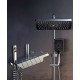 Gray rain shower set, the ultimate showering luxury for a customizable and refreshing experience