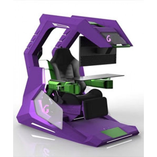 Gaming room computer cockpit, one-piece gaming chair, cockpit for e-sports room