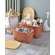 Toy storage basket, plastic toy storage box, large baby toys storage basket, portable box