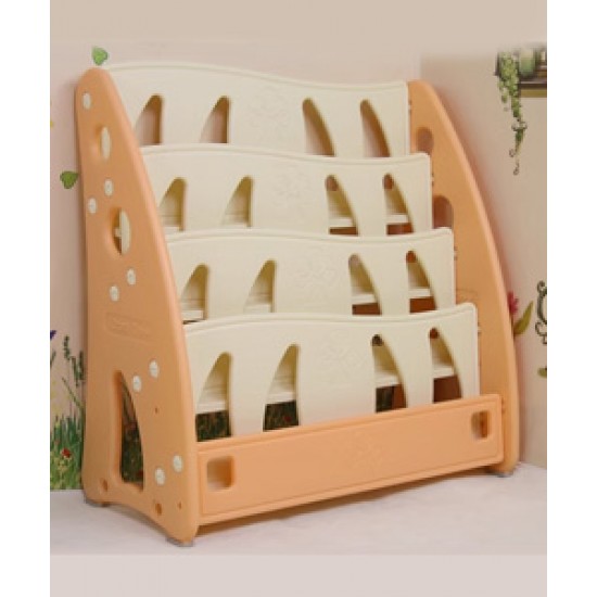 Children's plastic bookshelf, picture book storage shelf, kindergarten shelf, multi-layer simple bookcase