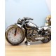 Alarm clock in the form of a motorcycle for a nostalgic style, Clock as decor, old-fashioned atmosphere in the house