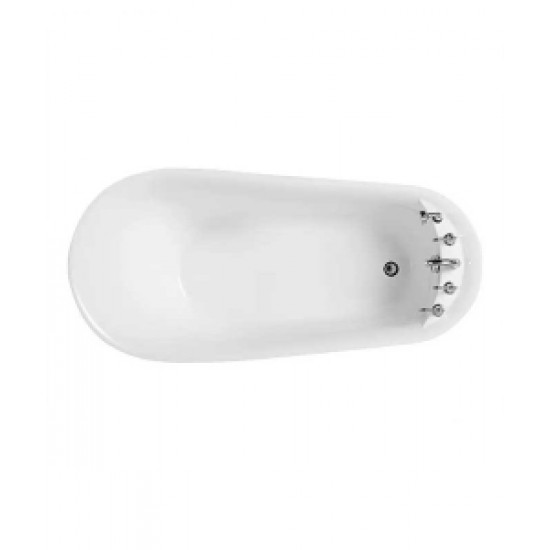 Freestanding bathtub, chaise lounge bathtub, simple shower integrated bathtub, modern design bathtub