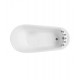Freestanding bathtub, chaise lounge bathtub, simple shower integrated bathtub, modern design bathtub