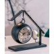 Creative silent clock decor, tabletop simple clock, kids and bedroom ornament