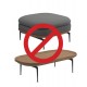 High-end outdoor sofa, coffee table combination, lounge sofa chair furniture