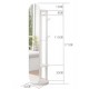 Full body mirror, floor mirror, rotating mirror for living room bedroom with multi-function hanger