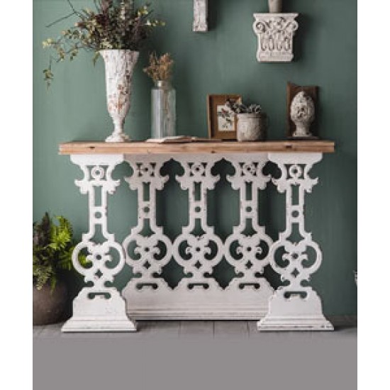 Luxury porch table, hallway table against the wall, slim French style porch table for living room